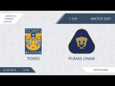 AFL18. America. Primera. Day 1. Tigres - Pumas UNAM