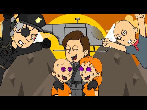 Boris Rescues Caillou and Rosie From A Russian Prison and Gets Rewarded!