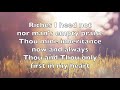 Be Thou My Vision (Krauss)