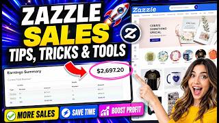 Zazzle Earnings: $2,697 & Zazzle Sales Tips, Tricks & Tools