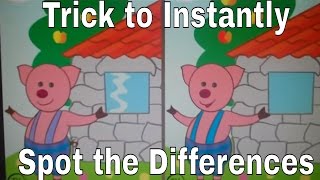 How to 'Spot The Differences' Immediately [TUTORIAL]