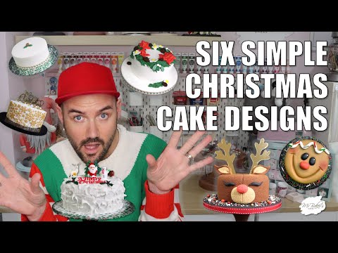 Ultimate Christmas Cake Tutorial Collection | 6 Designs to Try | Traditional | Modern | How to