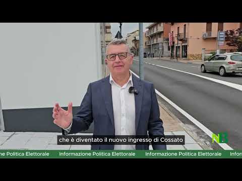 Moggio si ricandida a sindaco: "Vogliamo rinnovare Cossato, avere una Cossato più bella" VIDEO