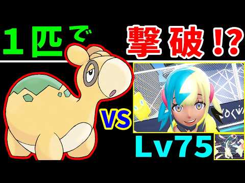 【神回】『野生のドンメル１匹』でカナリィ（最終強化）を撃破する【ゆっくり実況】【ポケモンZA】