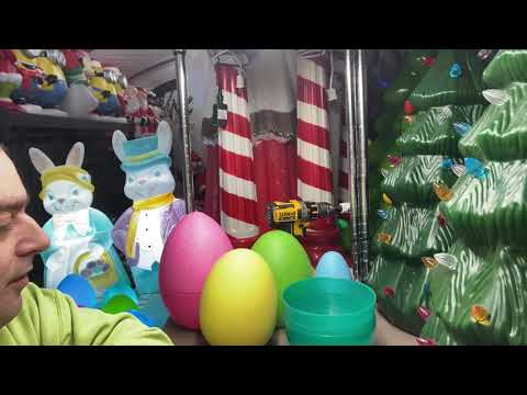 Blow Mold Easter Eggs