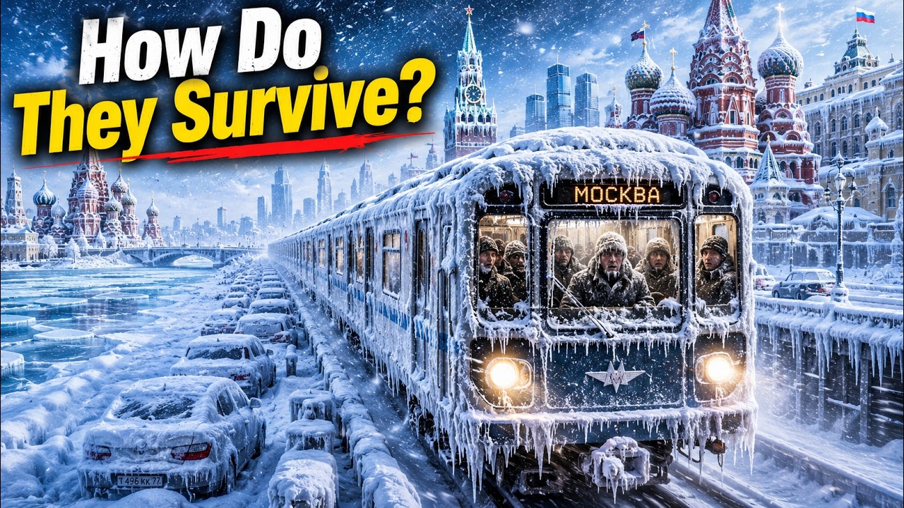 जब पूरा Moscow जम जाता है, तब Metro कैसे चलती है? How Moscow Metro Survives -30°C Winte