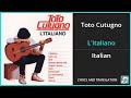 Toto Cutugno - L'italiano Lyrics English Translation - Dual Lyrics English and Italian - Subtitles