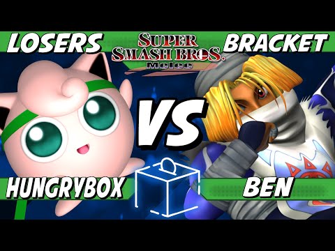 Coinbox 54 - Hungrybox (Jigglypuff) vs Ben (Sheik) Losers Bracket - Smash Melee