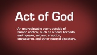 Act of God Definition