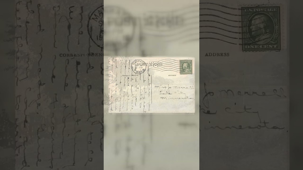 Camp Lakeview Scenes Postcard, Divided Back, Mankato MN, 1910 Video