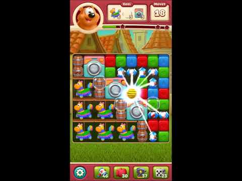 Toon Blast Level 2573 - NO BOOSTERS 🐻🐺🐱 | SKILLGAMING ✔️