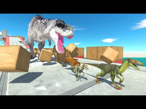 Narrow Path of Danger – Survive the V-Rex Attack or Fall into the Ocean