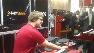 Nord Keyboards Demo mit Lars Peter Musikmesse 2012 / Nord Drum u. Nord Piano 2 @ Sound Service TV
