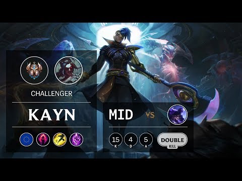 Kayn Mid vs Ryze - EUW Challenger Patch 9.24