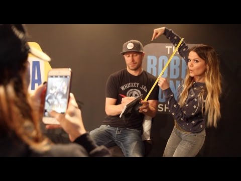 Dierks Bentley Visits The Studio To Measure Amy's Chair