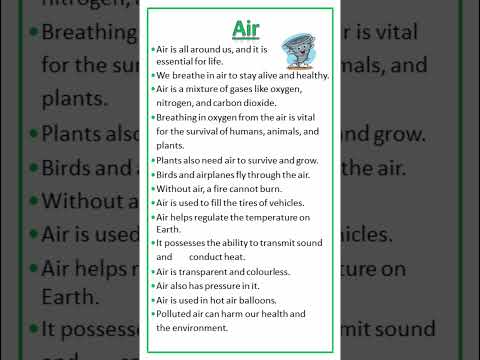 Essay on Air #essay #easytolearnandwrite #air #freshair#airpollution #viral#yt #youtubeshorts#shorts