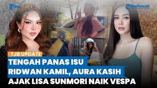 Tengah Panas Isu dengan RK, AK Malah Ajak Lisa Mariana Sunmori Naik Vespa Kuning