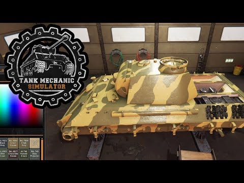 Tank Mechanic Simulator #09 - New camouflage is launched - TMS German