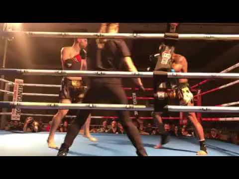 Ross Levine wins by TKO in Muay Thai Fight Filmed by Joseph Greenhalgh
