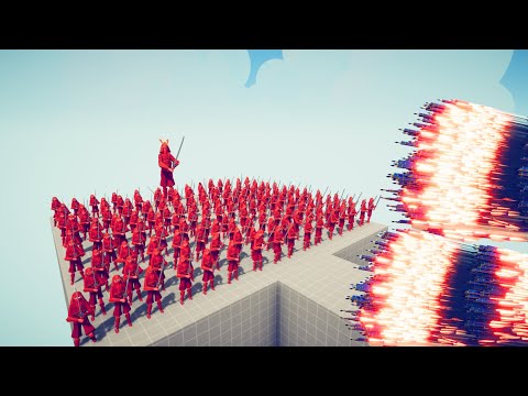 50x SAMURAI vs EVERY GOD - Totally Accurate Battle Simulator TABS