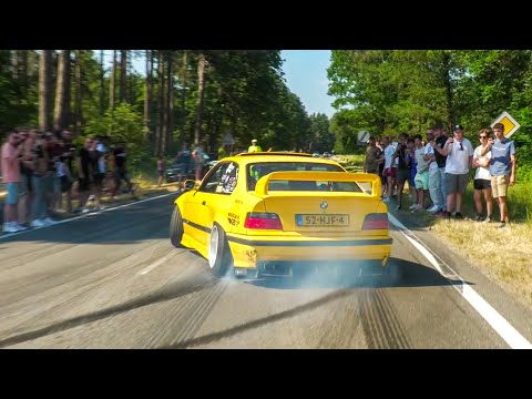 MODIFIED BMW's Leaving Carmeet - E30, E36 V8, LOUD & SLOW Cars, 850CSI, BMW M, Z8, X5M..