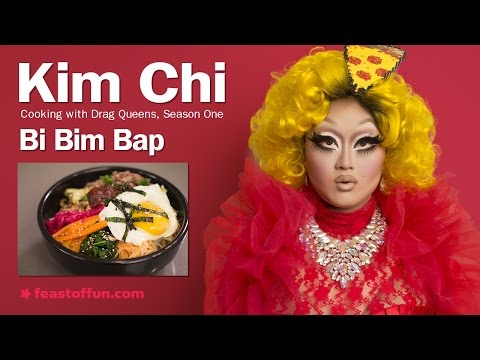 Cooking w/ Drag Queens - Kim Chi - Bi Bim Bap (Korean style mixed rice)