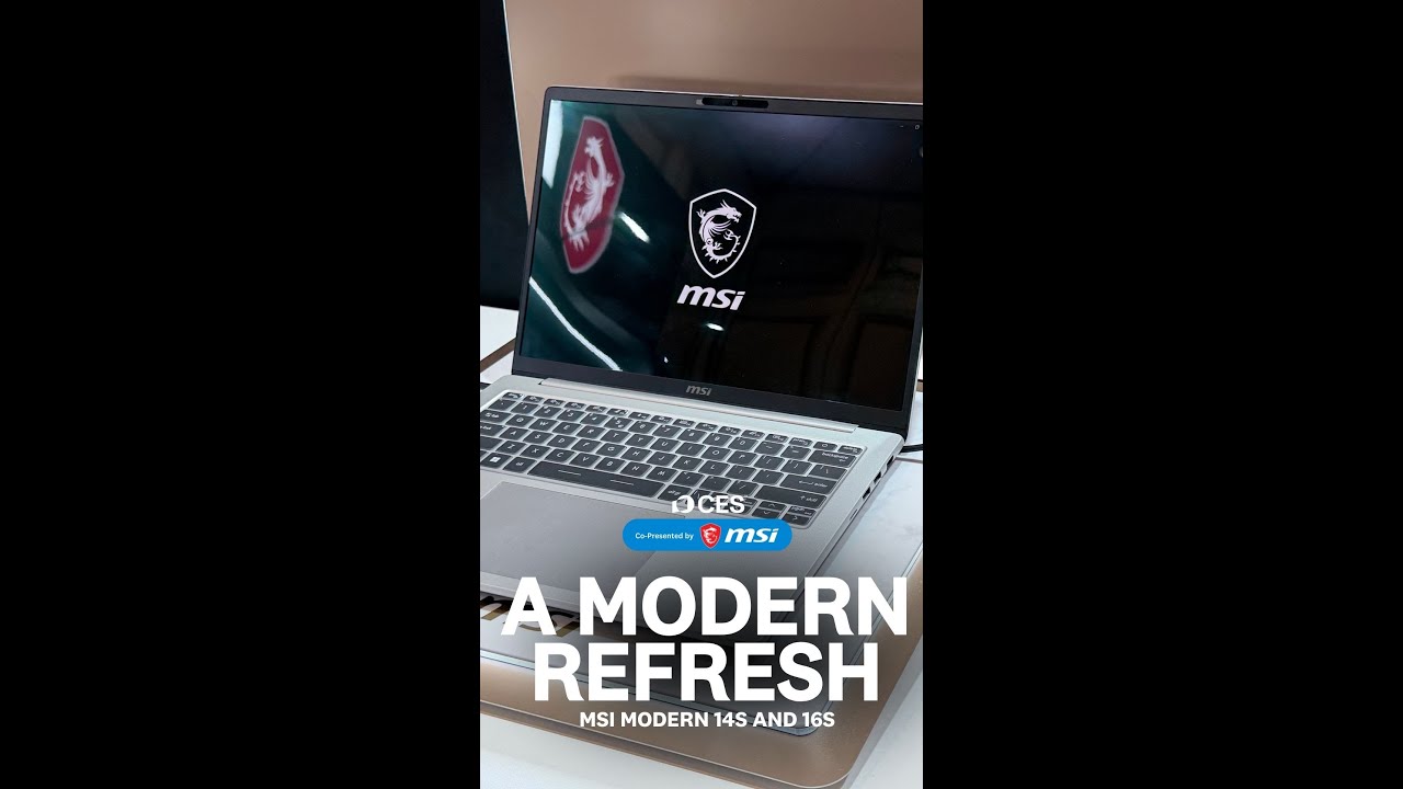 MSI Modern 14S and MSI Modern 16S at CES 2026