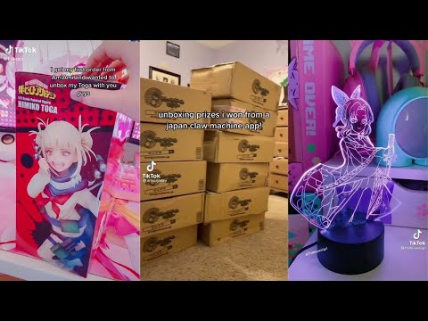unboxing • anime figures ~ gadgets🎎📦//tiktok