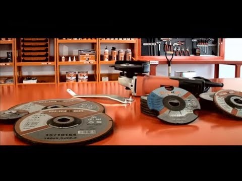 VIDEO - Disco de corte / desbaste acero inoxidable