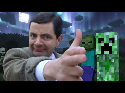 Mr.  Bean Plays Minecraft