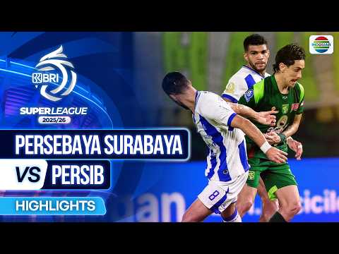 Persebaya Surabaya VS Persib - Highlights | BRI Super League 2025/26