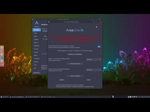 ArcoLinux : 2216 Overview of the latest ArcoLinux Desktop Trasher 09/2021