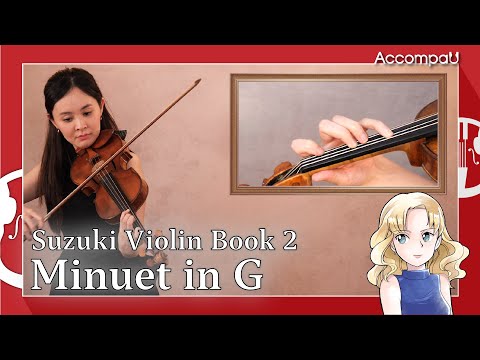 Minuet in G | L.van Beethoven | Suzuki Violin Book 2【Practice Version】