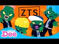 Zombie KPOP Dance 🧟‍♂️ | ZTS Zombie Ver. BTS 🎤| Monster Moves | Dance-A-Long | Dragon Dee Kids Songs