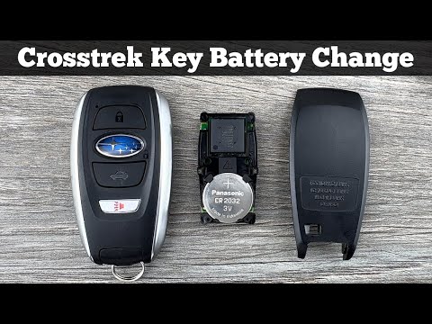 2016 - 2024 Subaru Crosstrek Key Fob Battery Replacement - How To Change Replace Remote Batteries