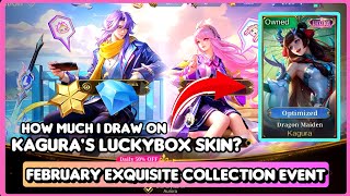 Download lagu DRAW TEST ON FEBRUARY COLLECTION EVENT FOR KAGURA' S LUCKYBOX SKIN !   mp3