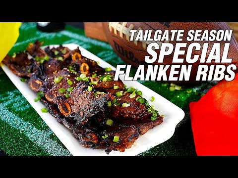 How To Make The BEST Super Bowl Food Korean Flanken...