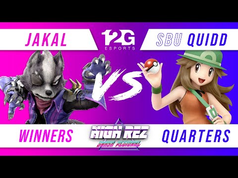 High Rez -  | Jakal (Wolf) v. SBU | Quidd (Pokemon Trainer) - Winners Quarters