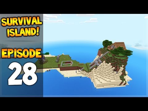 ECKOSOLDIER - HOME IMPROVEMENTS! Minecraft Pocket Edition Survival Island - Let's Play Ep. 28
