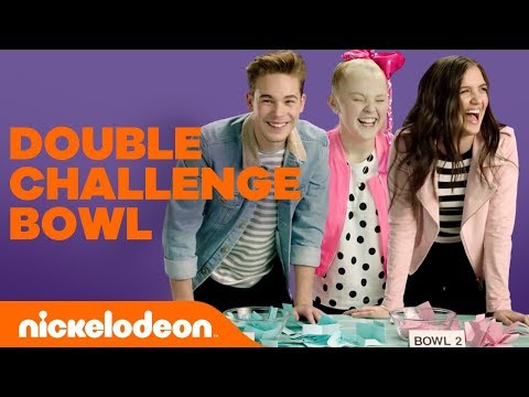 The Double Challenge Bowl ft. JoJo Siwa, Lizzy Greene & More! | #NickStarsIRL