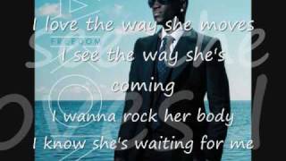 I love The Way She Moves---Akon &amp; Zion (lyrics) HQ