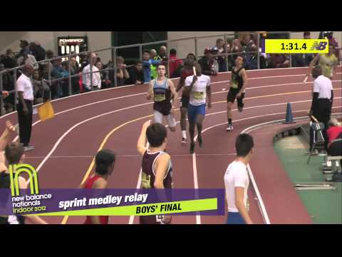 Boys Sprint Medley Section 3 - New Balance Indoor Nationals 2012