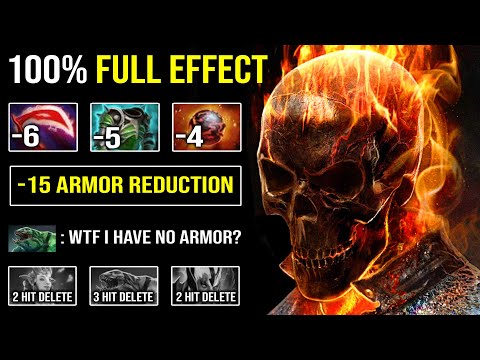 EPIC 10K GOD Full Effect Clinkz -15 Armor Reduction Nobody Tanky For Him with Multishots DotA 2