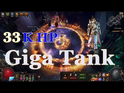 Righteous Fire | Giga Tank |RF| Path of Exile 3.22 | 66