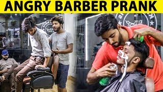 Angry Barber Prank in Pakistan  Part 2   Lahori Pr