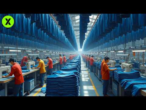 This is how jeans are made, step by step | The secret of the most worn pair of pants on the planet 🏭