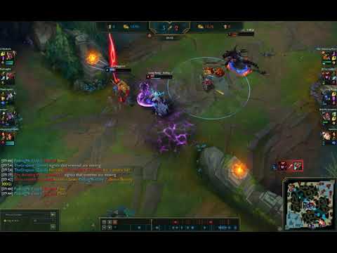 SKT T1 Faker going for the risky dive