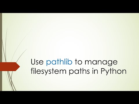 Use Pathlib To Manage Filesystem Paths In Python Python Linux File Path