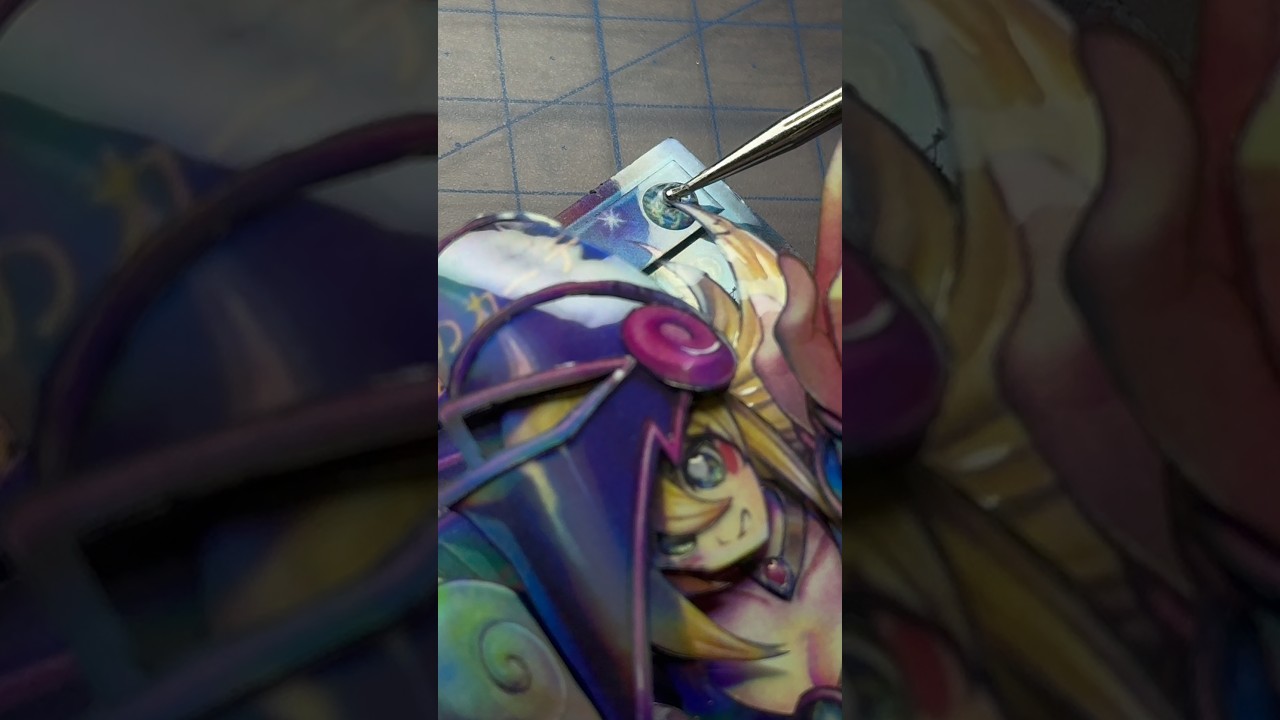 【アフレコ解説】実質ガール⁉︎黒魔導のカーテン、立体化の裏話　#遊戯王 #shadowbox #yugioh