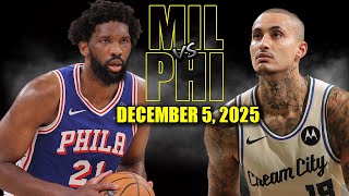 [검증마트]12월06일 밀워키 필라델피아 NBA 하이라이트